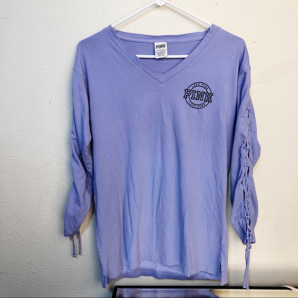 PINK Victoria Secret Long Sleeve T-shirt Sz XS